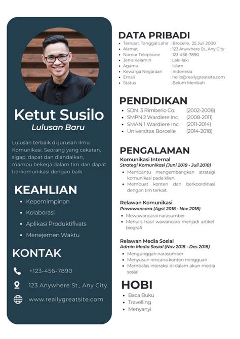 Gratis Contoh CV Perusahaan Keren - balustradellc