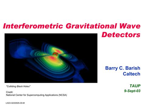 Gravitational Wave interferometric detectors - wintechmobiles.com