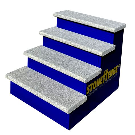 Gray Granite Stair Treads | KINGS - balustradellc