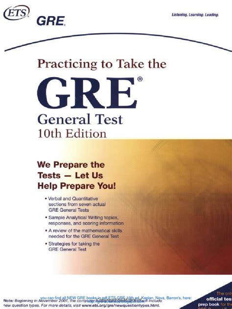 Read Online Gre Practicing To Take The General Test By Educational Testing Service