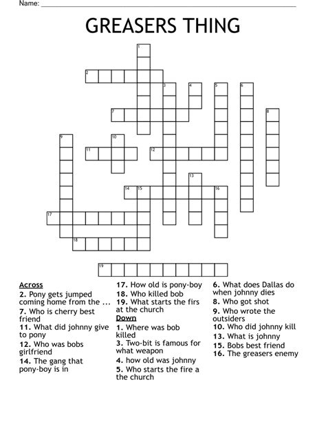 GREASE, INFORMALLY crossword clue - All synonyms