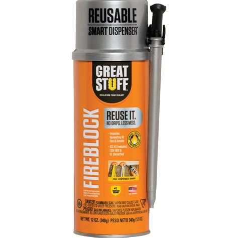 GREAT STUFF Fireblock Smart Dispenser- 3 Pack (3 x 12oz)