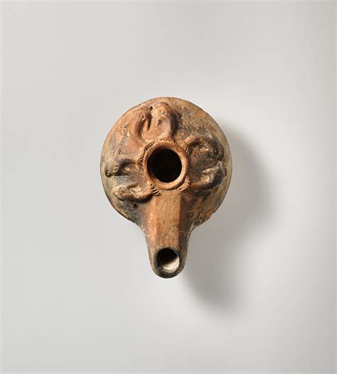Greek Hellenistic Terracotta Oil Lamp - Ancient & Oriental - balustradellc