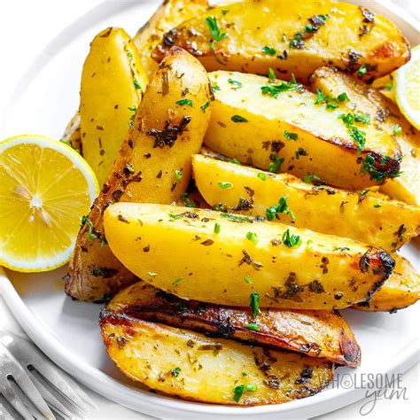 Greek Lemon Potatoes Recipe - Hot for Food - balustradellc