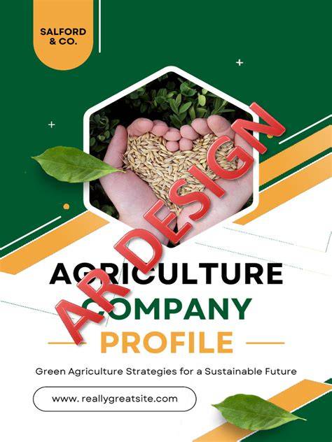 Green and Yellow Modern Agriculture Company Profile Booklet - raincitystudios.com