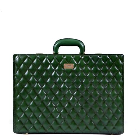 Green Briefcase - Etsy - balustradellc