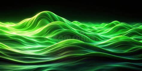 Green Energy Wave Signal Abstract Motion Background - muktibox.com
