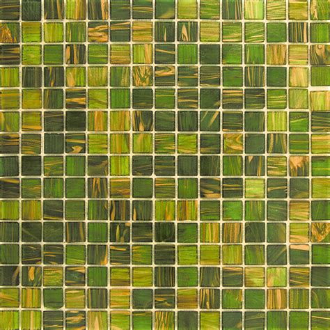 Green Glass Mosaic Tile | Tropical Pool, Kitchen - balustradellc