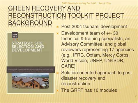 Green Recovery and Reconstruction Training Toolkit - raincitystudios.com