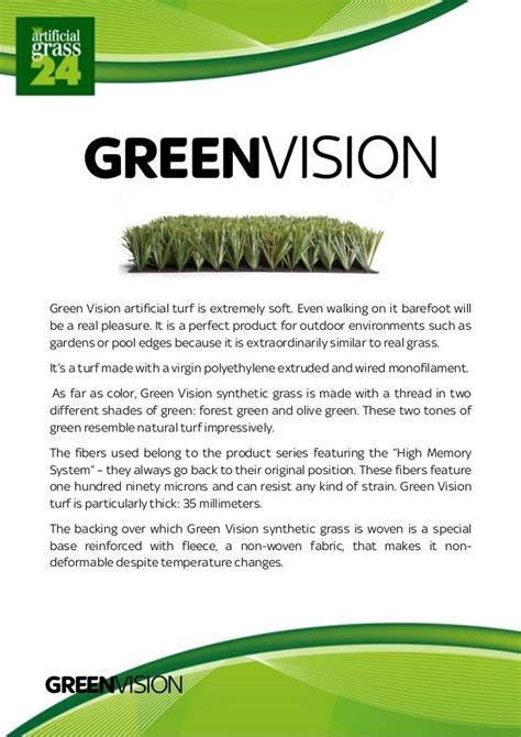 GREEN VISION FOR ARTIFICIAL GRASS COMPANY LIMITED