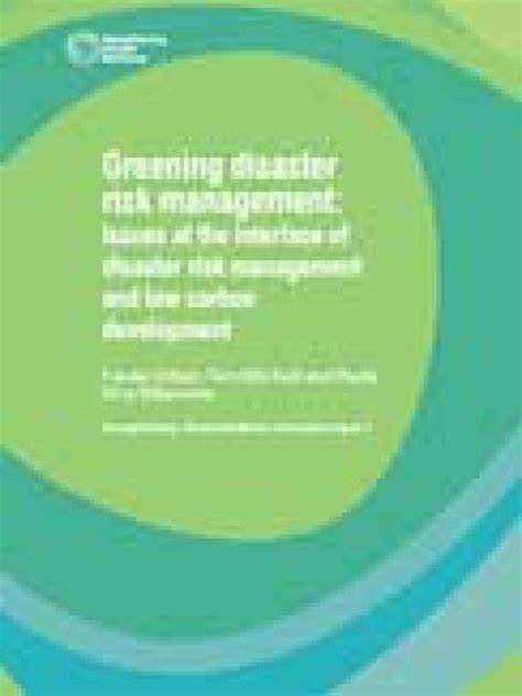 Greening disaster risk management - GOV.UK - raincitystudios.com