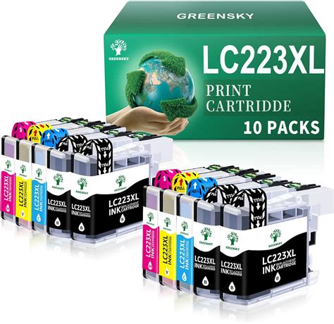 GREENSKY LC223 Cartuchos de Tinta Compatibles de Reemplazo …