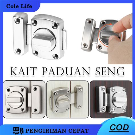 Grendel Pintu Tanpa Pengeboran Grendel Putar Zinc Alloy Untuk Kamar ... - balustradellc