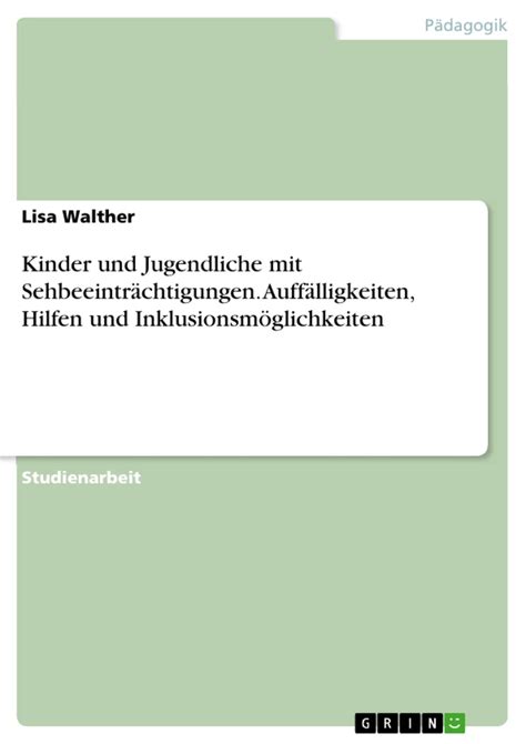 GRIN - Kinder und Jugendliche mit Sehbeeinträchtigungen ...