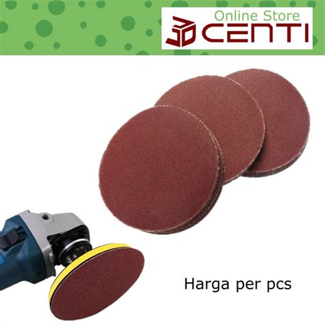 Grit 80 Amplas Bulat 5" Velcro Ekamant 5 Inch 5in 8 … - balustradellc