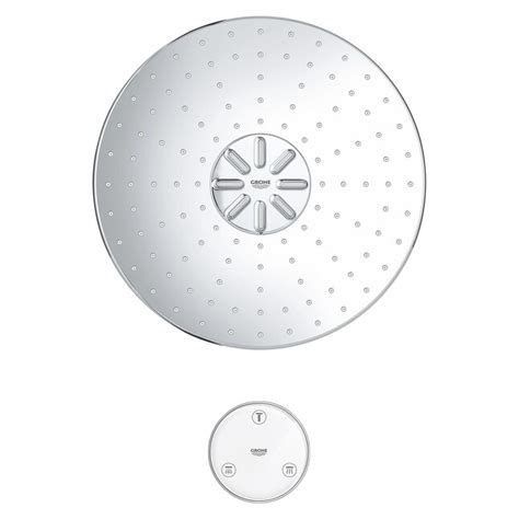 GROHE 2.0 -Spray Starlight Chrome 12.1875-in Round … - balustradellc