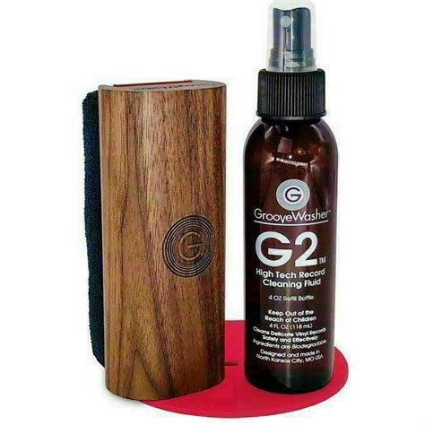 GrooveWasher Walnut Vinyl Record Cleaning Kit - Amazon - balustradellc