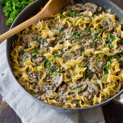 Ground Beef Stroganoff Skillet - balustradellc