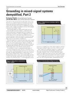 Grounding in mixed-signal systems demystified, Part 2 - balustradellc