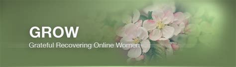 GROW – Grateful Recovering Online Women