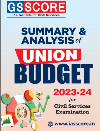 GS SCORE BUDGET SUMMARY 2024-2024 PDF UPSC PDF