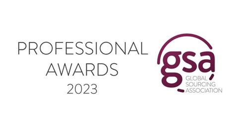 GSA- Global Sourcing Association on LinkedIn: GSA PROFESSIONAL AWARDS 2024