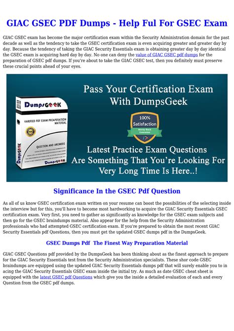 GSEC Examsfragen
