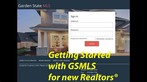 GSMLS Login Garden State MLS Member Application & Real Estate