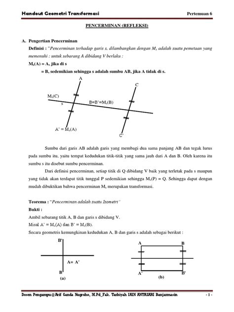 GT (Pertemuan 6) Pencerminan | PDF | Metode - wintechmobiles.com