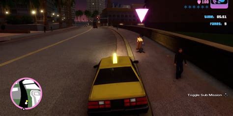 GTA: Vice City Cop Kills Cab Fare Right In Front Of Player - Screen Rant