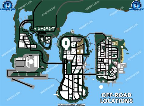 GTA 3 Definitive Edition All Off-Road Mission Locations