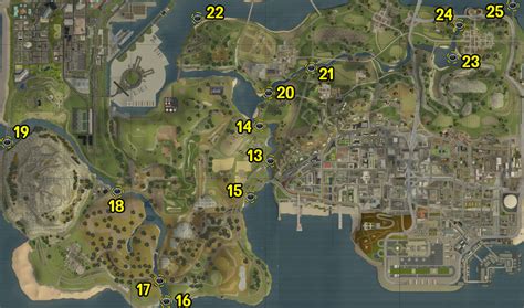 GTA SA Map High Resolution and Interactive (Unofficial). 