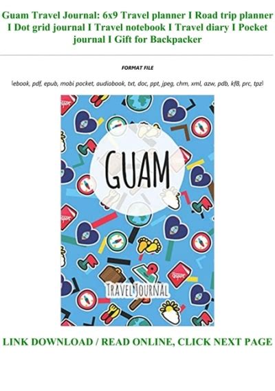 Full Download Guam 6X9 Travel Planner I Road Trip Planner I Dot Grid Journal I Travel Notebook I Travel Diary I Pocket Journal I Gift For Backpacker By Guam Travel Journal Publishing