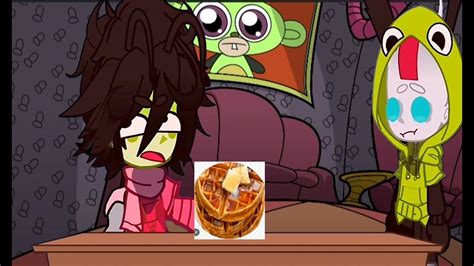 GUESS WHO MADE WAFFLES?!?! -Gir Invader Zim