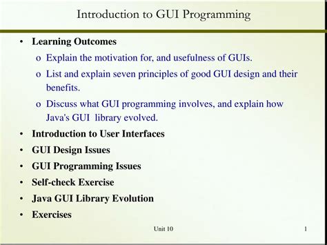 GUI Programming - University of Iowa