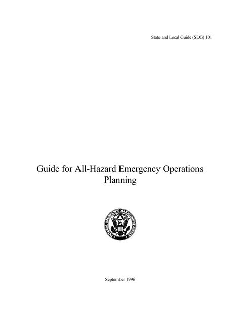 Guide for All-Hazard Emergency Operations Planning - wintechmobiles.com