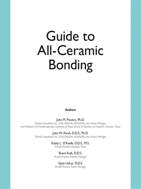 Guide to All-Ceramic Bonding - Kuraray Dental - balustradellc