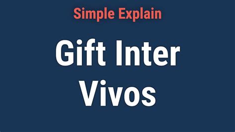 Guide to Gift Inter Vivos - Legal and General - balustradellc