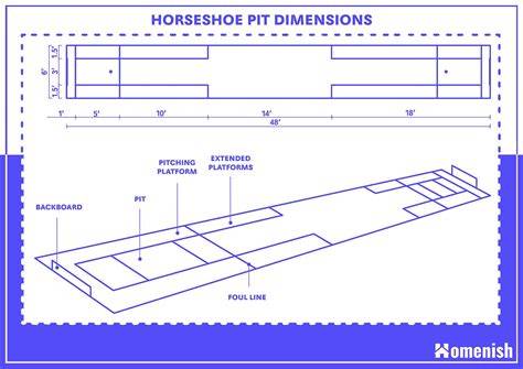 Guide to Horseshoe Pit Dimensions (with Drawing) - raincitystudios.com