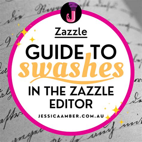 Guide to Swashes in Zazzle Editor - JessicaAmber - muktibox.com
