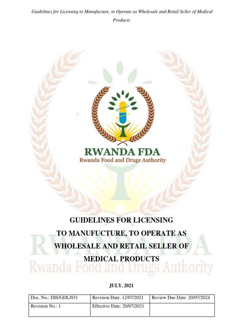 Guidelines for licensing of import, wholesale and retail pharmaceutical ... - balustradellc