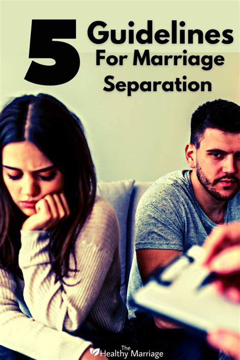 Guidelines For Marriage Separation: 6 Essential Rules For Separated ... - balustradellc