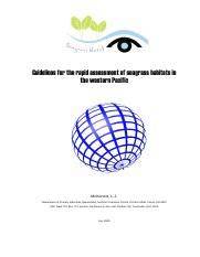 Guidelines for the rapid assessment of seagrass habitats in the … - raincitystudios.com