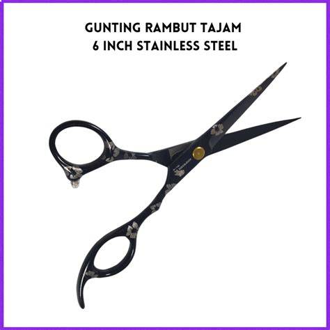 Gunting Barber Stainless Tajam 6 inci - raincitystudios.com