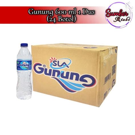 Gunung Botol 600ml 1 Dus isi 24 | Lazada Indonesia - balustradellc