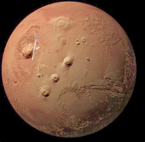 Gunung Tertinggi Di Planet Mars - muktibox.com