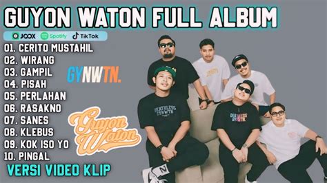 GUYON WATON FULL ALBUM TERBARU 2024 - YouTube