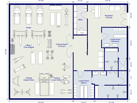 Gym Layout Software - Design Your Gym Floor Plans … - balustradellc
