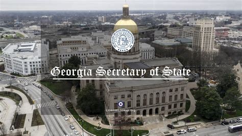 Ga secretary of state license. SOS. Georgia Secretary of State. The Georgia Secretary of State registers voters, tracks annual corporate filings, grants professional licenses, and oversees the state's … 