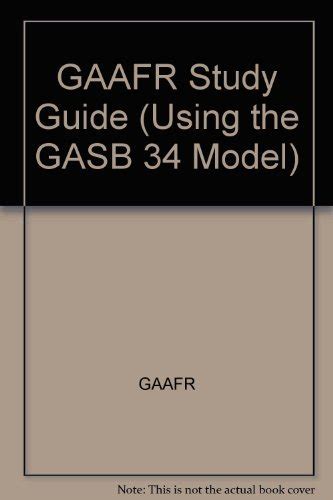 Gaafr study guide using the gasb 34 model. - 2013 manuale di servizio di harley fxdb.